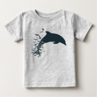 Ocean Dolphin Sea Gulls Nature