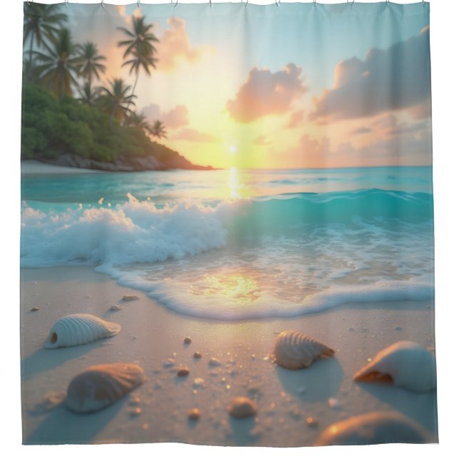 Ocean Dream Serenity Shower Curtain (Front)