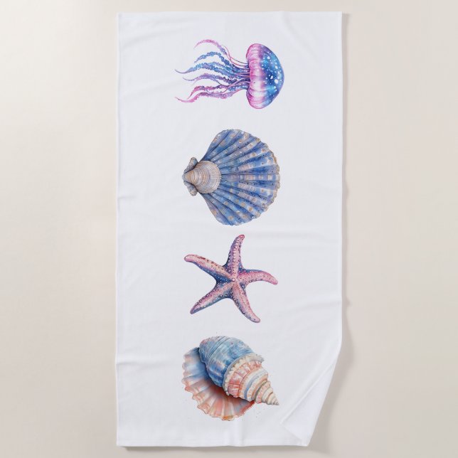 "Ocean Dreams" Beach Towel (Front)