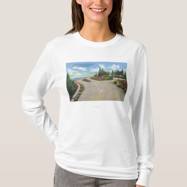 Ocean Drive Double Deck Road View T-Shirt (Front)