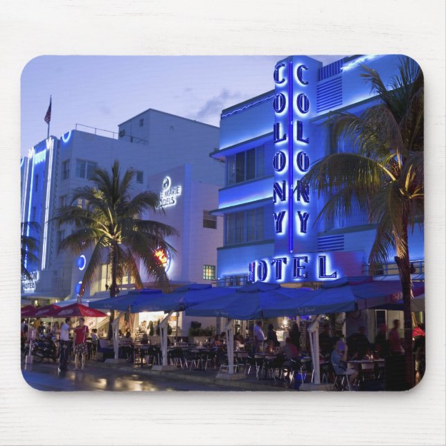 Ocean Drive, South Beach, Miami Beach, 2 Mouse Pad (Front)