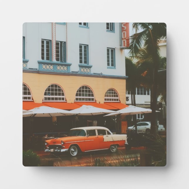 Ocean Drive, South Beach, Miami Plaque (Front)