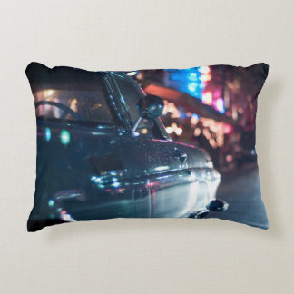 Ocean Drive vintage car Decorative Cushion