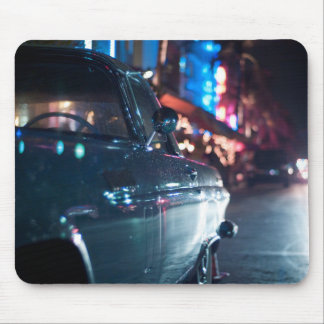 Ocean Drive vintage car Mouse Pad