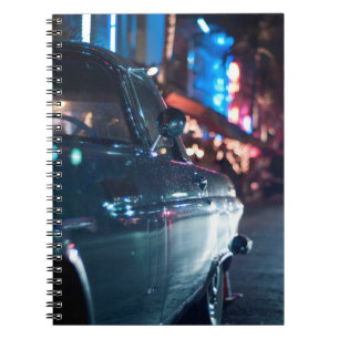 Ocean Drive vintage car Notebook