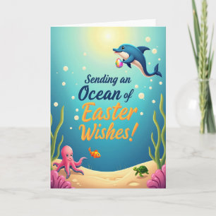 Ocean Easter Wishes Friend Card