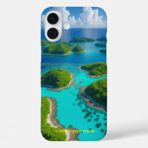 "Ocean Escape: Aerial Island Paradise