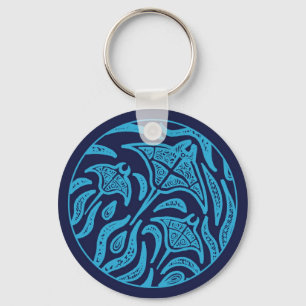 Ocean Family Manta Rays Key Ring