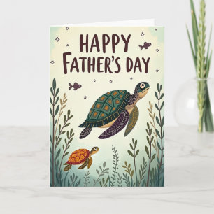 Ocean Fathers Day Art Card