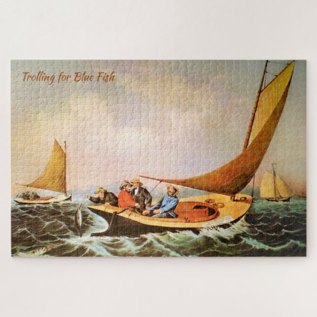 Ocean Fishing Large Puzzle (Horizontal)