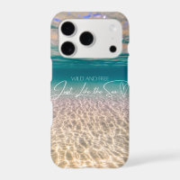 Ocean Floor Wild and Free Summer Beach iPhone Case
