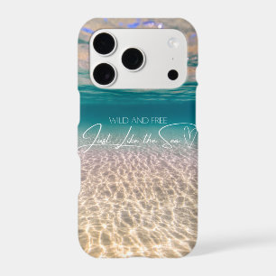 Ocean Floor Wild and Free Summer Beach iPhone Case