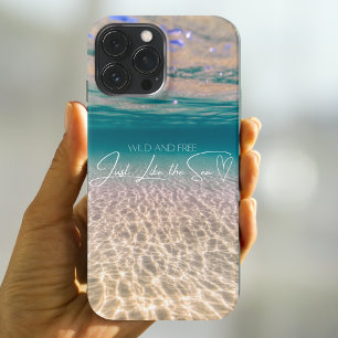 Ocean Floor Wild and Free Summer Beach iPhone Case