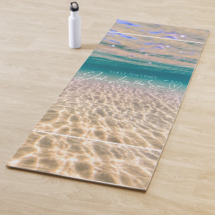 Ocean Floor Wild and Free Summer Beach Yoga Mat