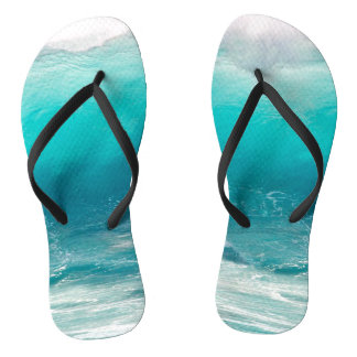 Ocean Flops Custom Surfing Wave Template Jandals