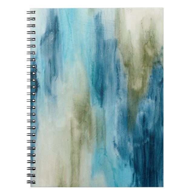 Ocean Flow II Spiral Notebook (Front)