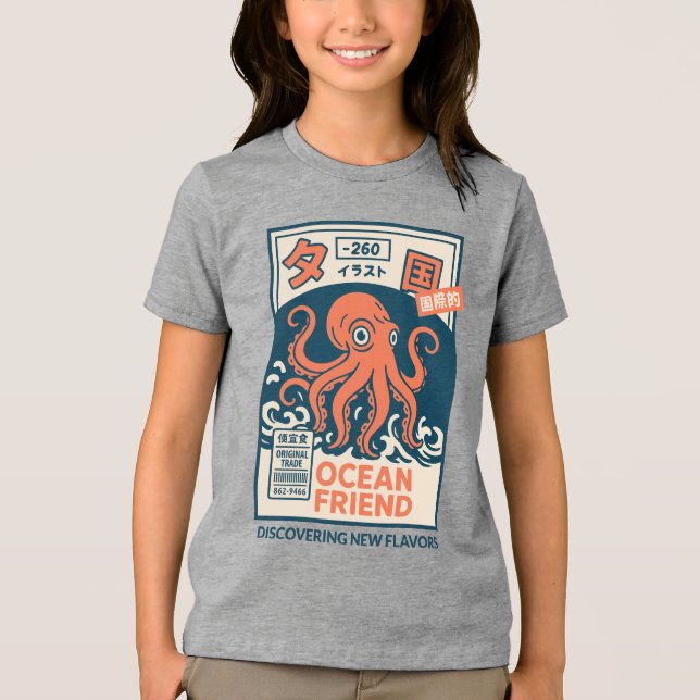 Ocean Friend Tri-Blend Shirt (Front)
