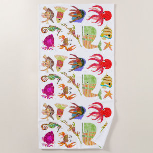 Ocean Friends Beach Towel