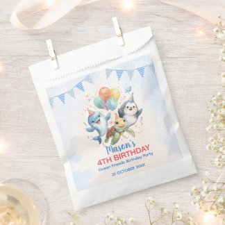 Ocean Friends Birthday Favour Bags