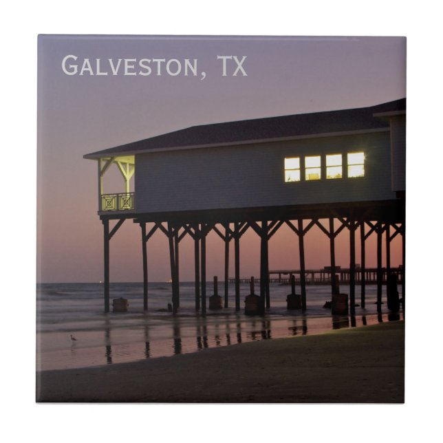 Ocean Front House Galveston Tile (Front)