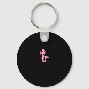 Ocean Glow_Pink Mermaid Key Ring