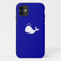Ocean Glow_White-on-Blue Whale iPhone 5 Case-Mate