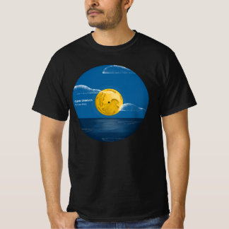 Ocean Grooves Vinyl Ocean Night Art T-Shirt