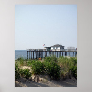 Ocean Grove NJ Beach Poster