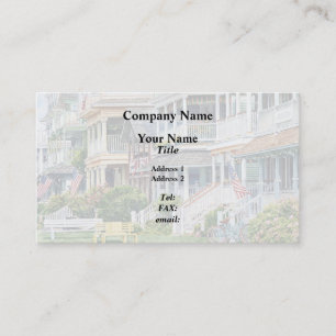 Ocean Grove NJ – Bicycles and Yellow Bench Business Card