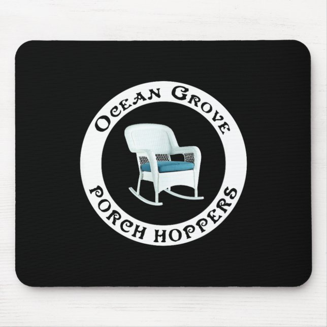 Ocean Grove Nj Rch Hopper Summer Beach Gift Men Wo Mouse Pad (Front)