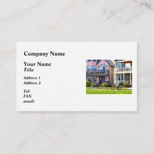 Ocean Grove NJ – Riding Along Ocean Pathway Business Card