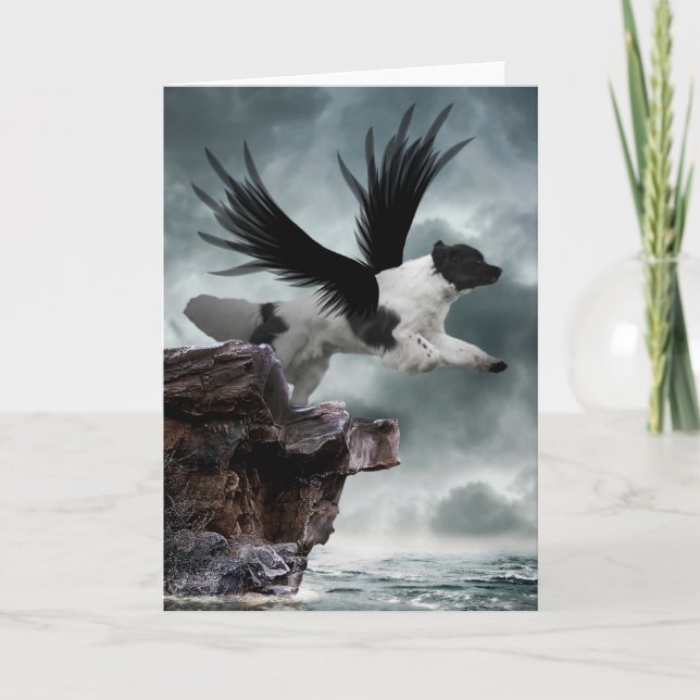 Ocean Guardian blank greeting card (Front)