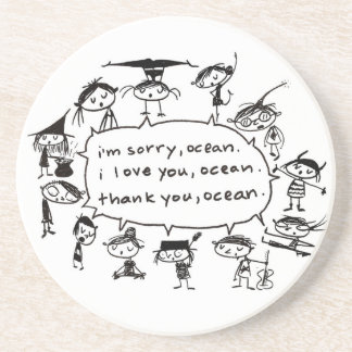 ocean healing blessing coaster