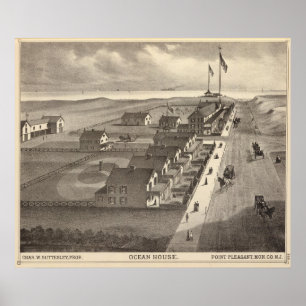 Ocean House, Point Pleasant, NJ Poster