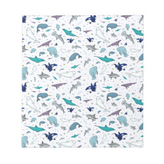 Ocean in Blue Notepad