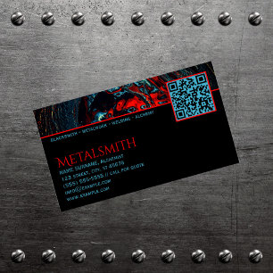 Ocean Inferno Metalsmith Welding Magnetic Business Card