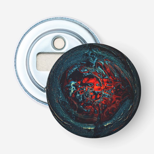 Ocean Inferno Red Glow Bottle Opener (Front)