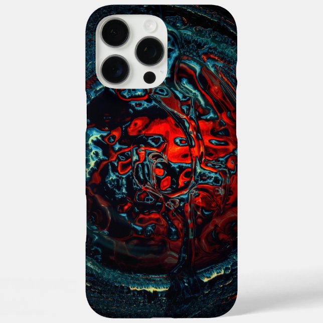 Ocean Inferno Red Glow Case-Mate iPhone Case (Back)