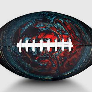 Ocean Inferno Red Glow Football