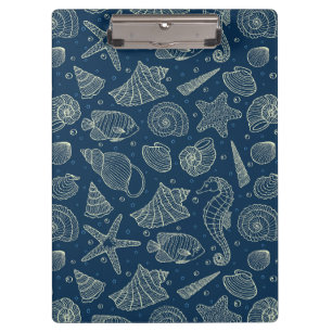 Ocean Inhabitants Pattern 2 Clipboard
