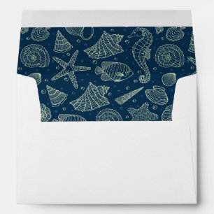 Ocean Inhabitants Pattern 2 Envelopes