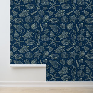 Ocean Inhabitants Pattern 2 Wallpaper