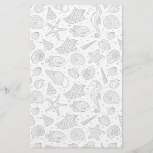 Ocean Inhabitants Pattern 3 Stationery