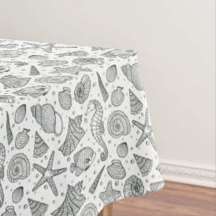 Ocean Inhabitants Pattern 3 Tablecloth
