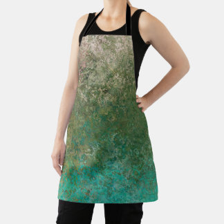 Ocean Inspired Alcohol Ink Abstract  Apron