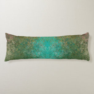 Ocean Inspired Alcohol Ink Abstract Body Cushion