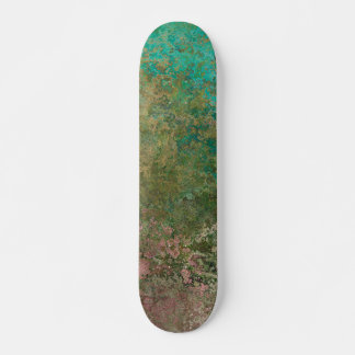 Ocean Inspired Alcohol Ink Abstract Skateboard