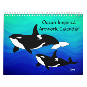 Ocean Inspired Artwork - Medium Calendar