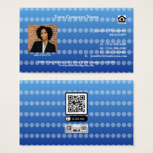 Ocean-Inspired Blue Business Card