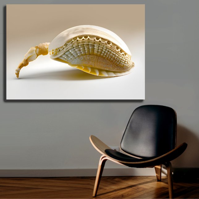Ocean Inspired Seashell Art Canvas Print (Creator Uploaded)